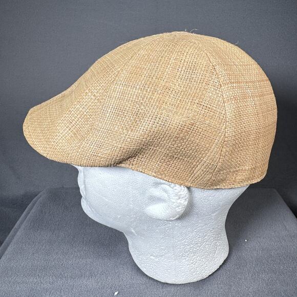 San Diego Hat Company Golf Cap Fitted Mens One Size Straw Ivy Flat Cap Summer - Picture 1 of 11